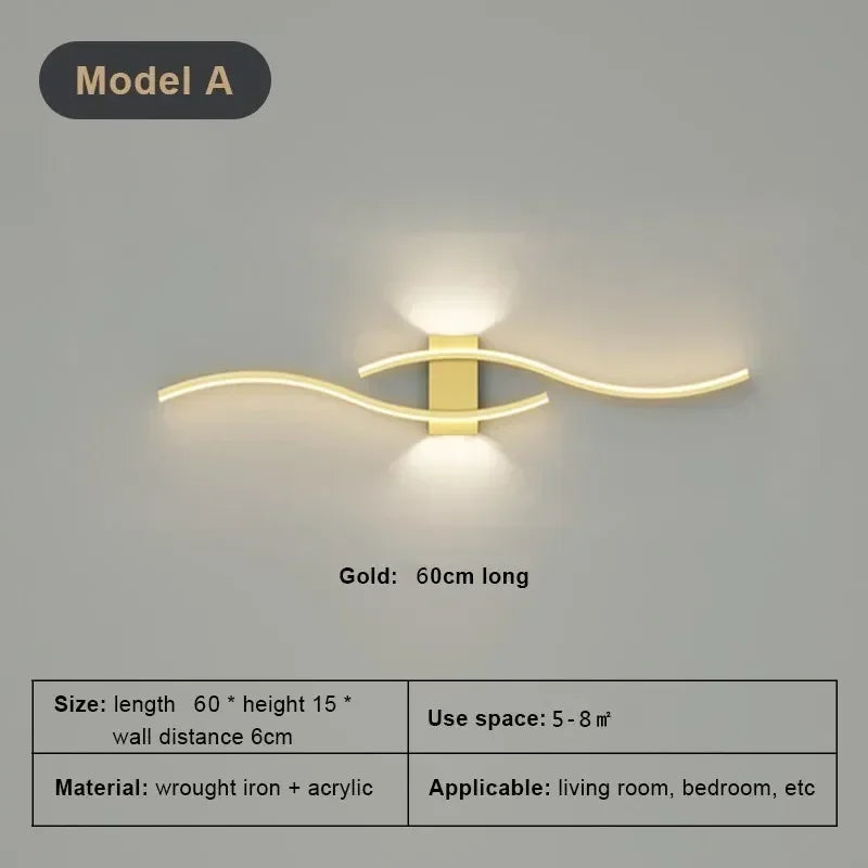 ModerneAura LED-Wandleuchte für stilvolle Beleuchtung