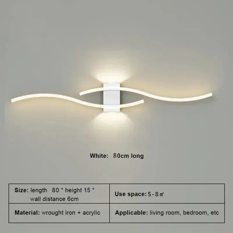 ModerneAura LED-Wandleuchte für stilvolle Beleuchtung