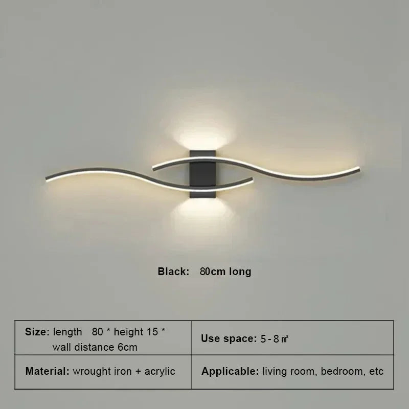 ModerneAura LED-Wandleuchte für stilvolle Beleuchtung