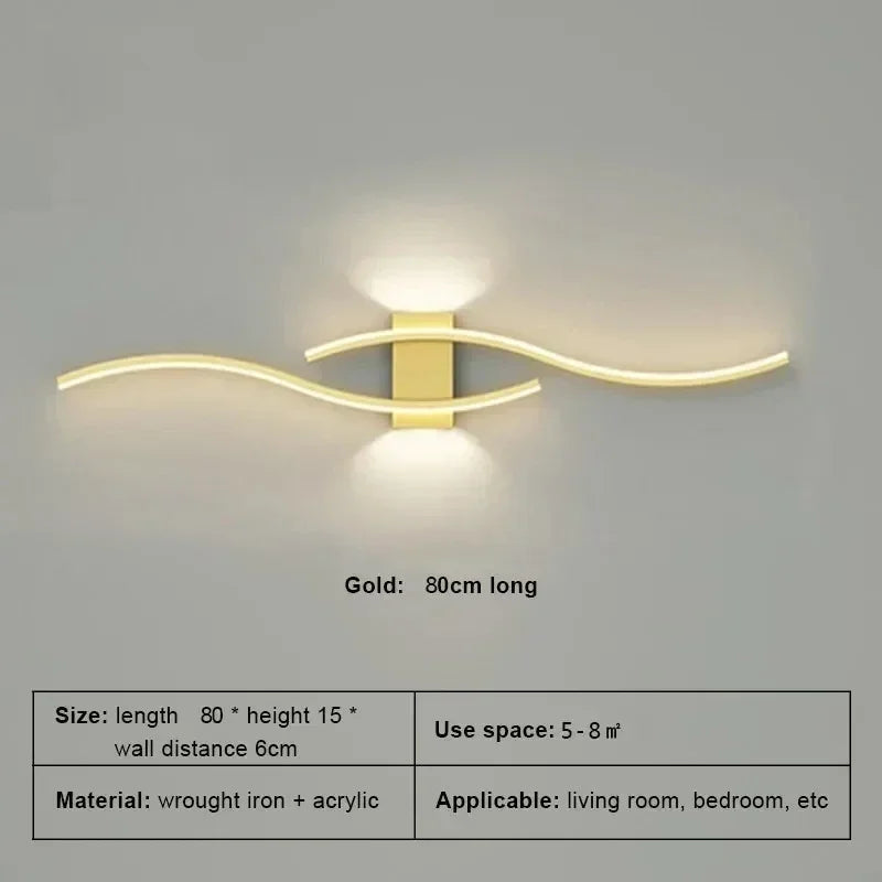 ModerneAura LED-Wandleuchte für stilvolle Beleuchtung