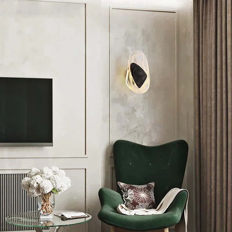 Luxuriöse und elegante dekorative Wandapplikation ElegantBeam