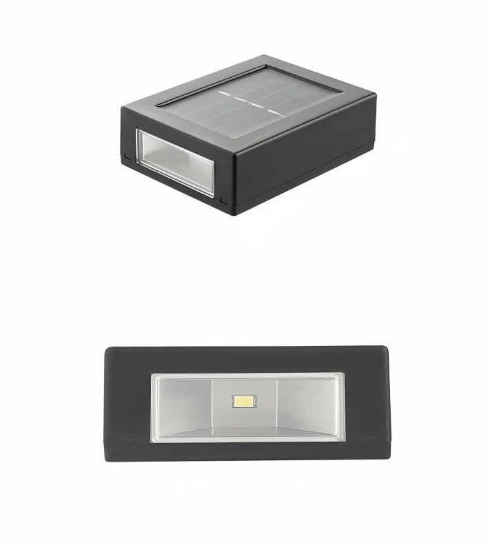 Selora - Solar-Außenleuchte LED mit IP65 Wasserbeständigkeit und edlem schwarzem Design