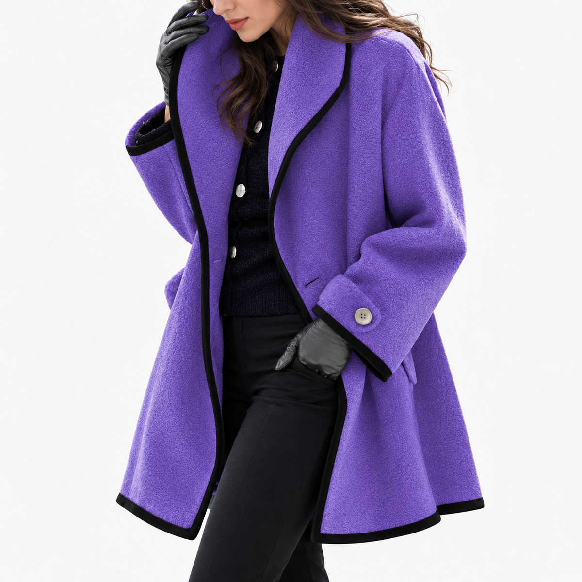 Women's elegant gabardine for winter