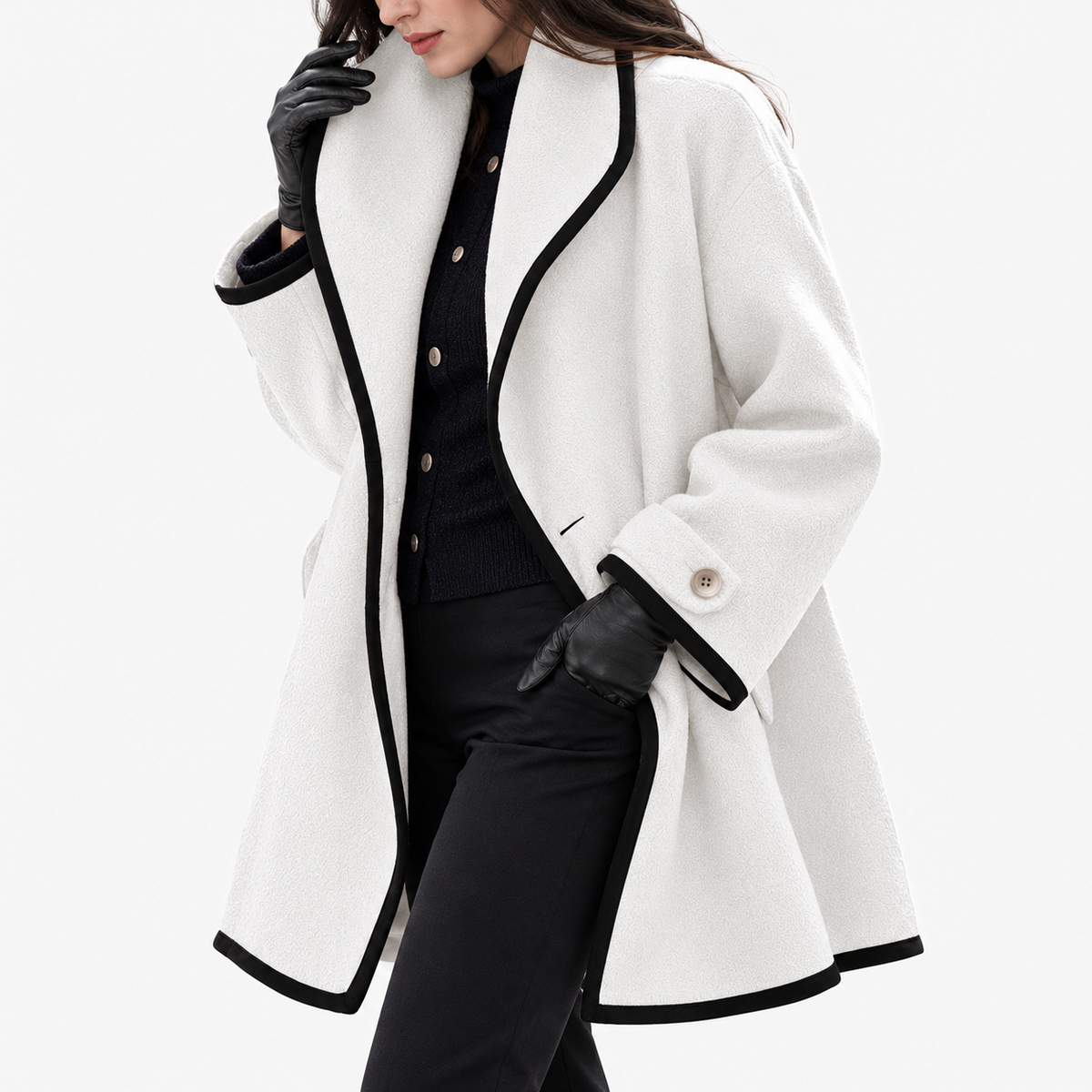 Women's elegant gabardine for winter