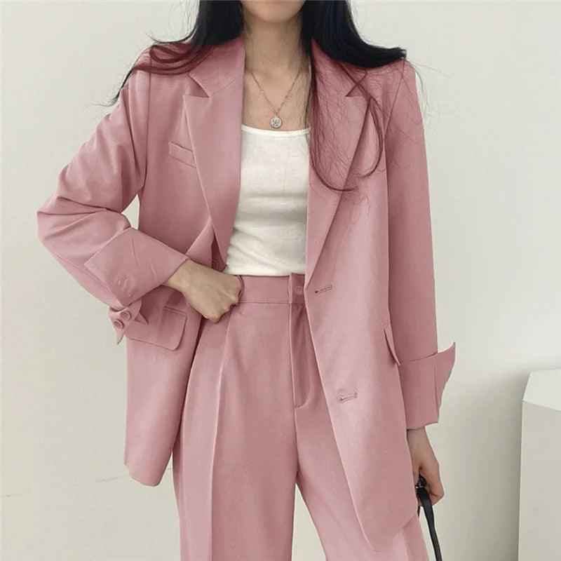 Hailey – Elegantes Damen-Damenkostüm mit langem Blazer