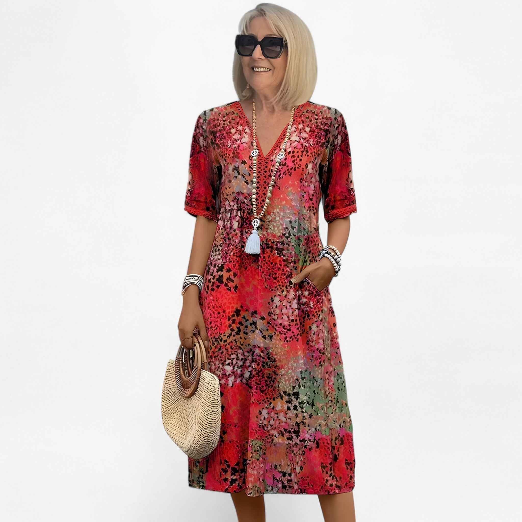 Kleid mit Blumenmuster