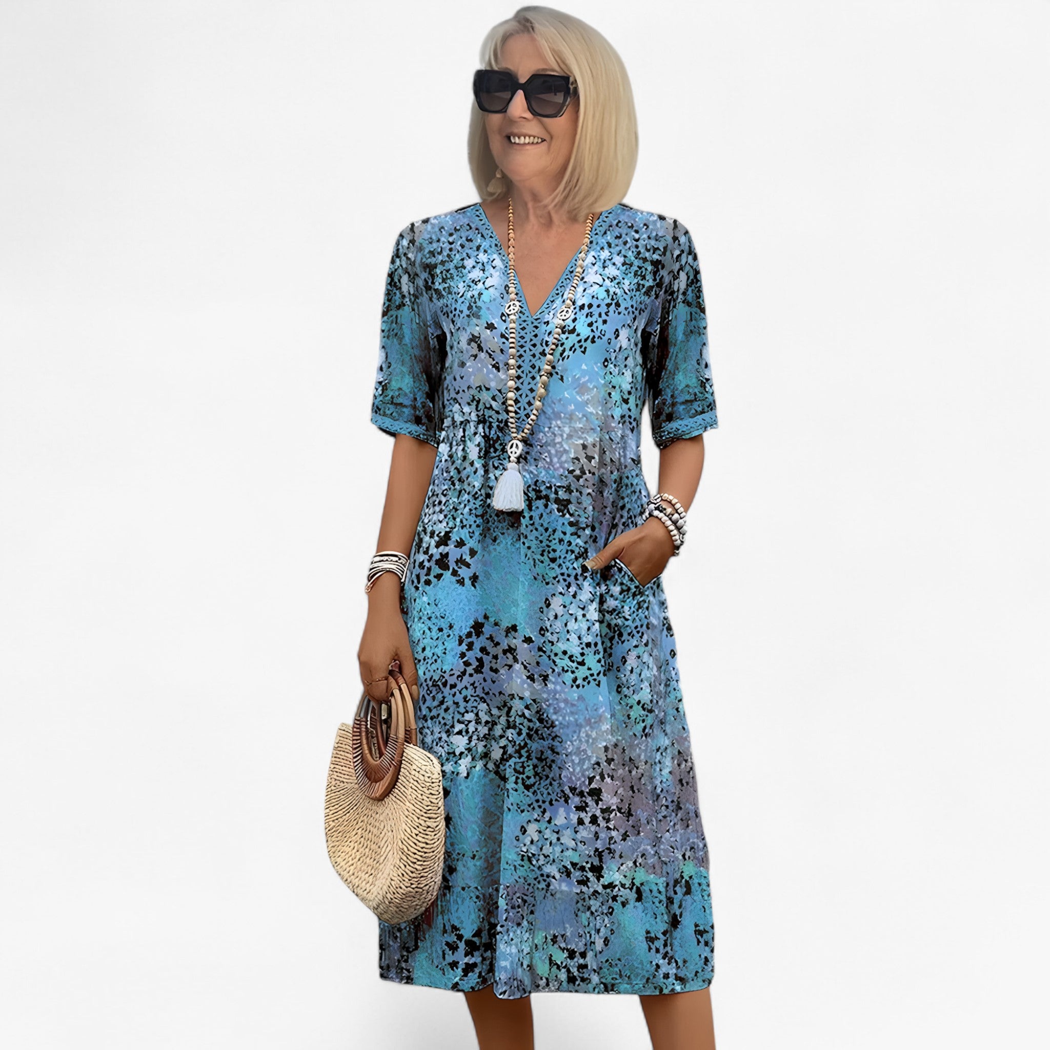Kleid mit Blumenmuster