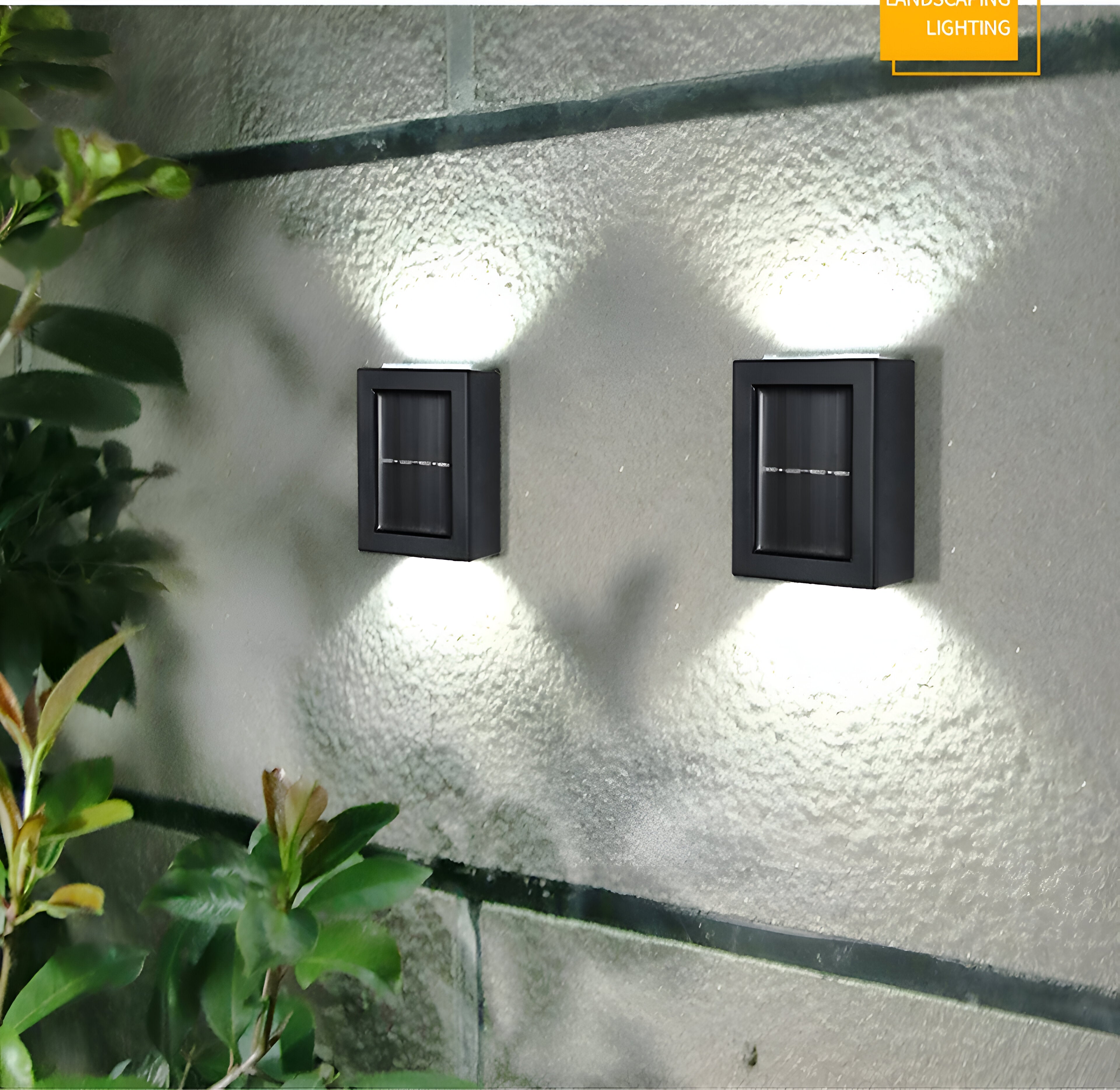 Selora - Solar-Außenleuchte LED mit IP65 Wasserbeständigkeit und edlem schwarzem Design