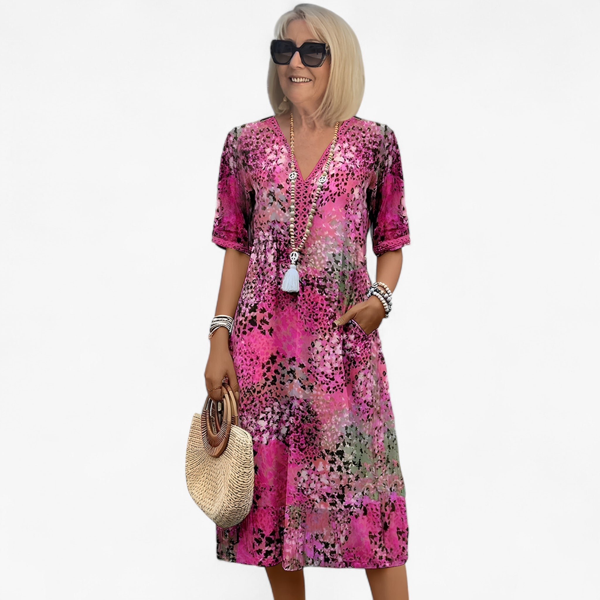 Kleid mit Blumenmuster