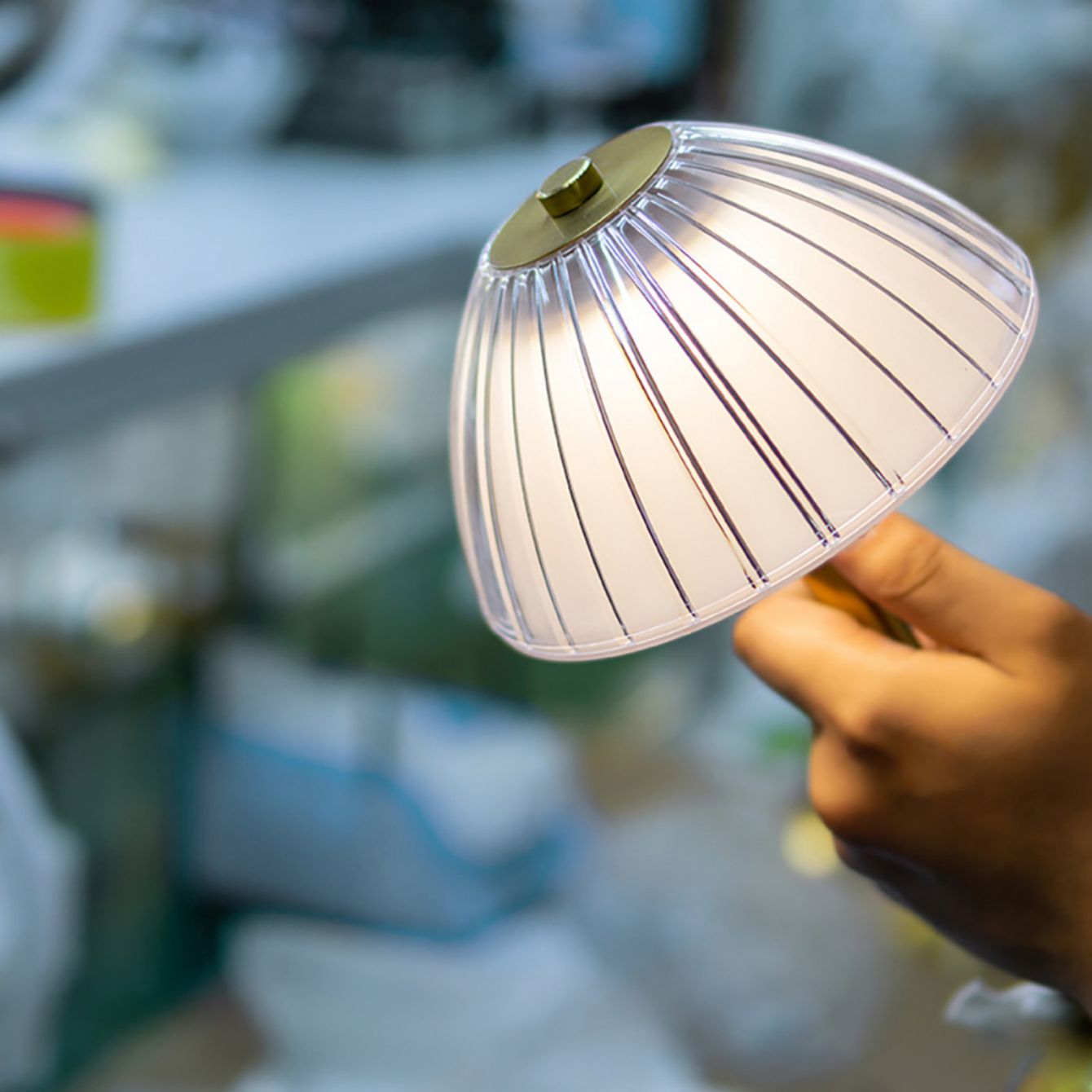 Elegante und raffinierte Retro-Tischlampe aus Vintage-Kristall
