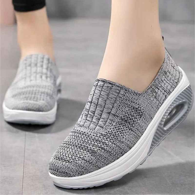 Damen atmungsaktive Slip-On-Sneaker für ganztägigen Komfort