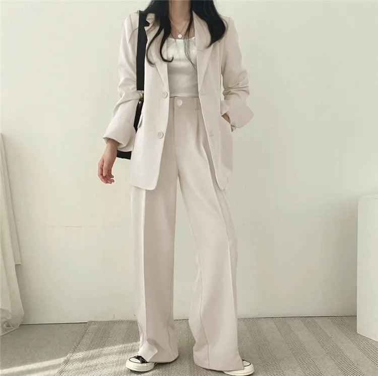 Hailey – Elegantes Damen-Damenkostüm mit langem Blazer