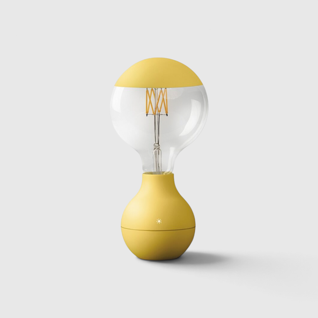 Kabellose Glühfaden-Tischlampe – Wiederaufladbares Ambientelicht mit Touch-Dimmer