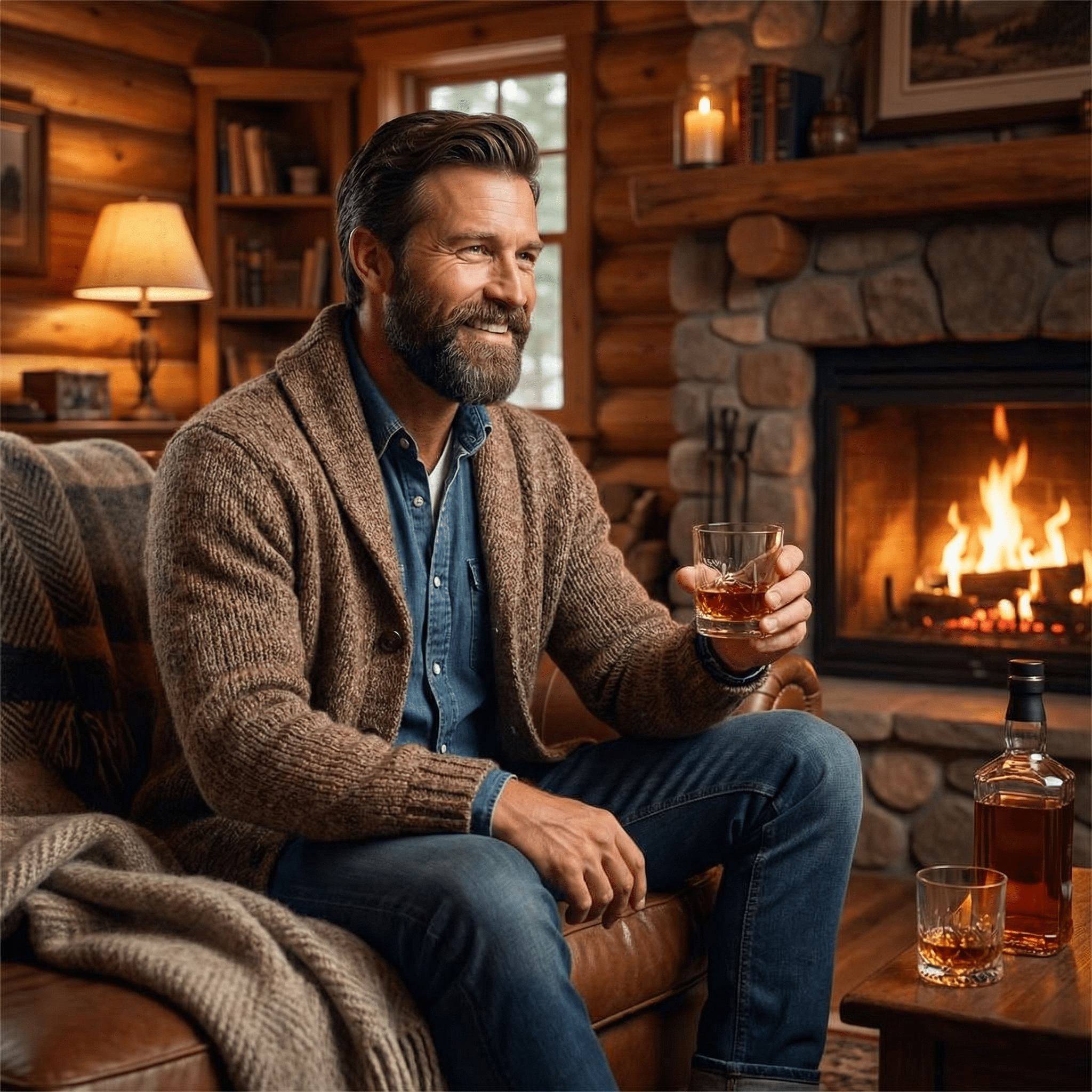 Vintage-Revers-Strickcardigan - zeitloser Stil und gemütlicher Tragekomfort