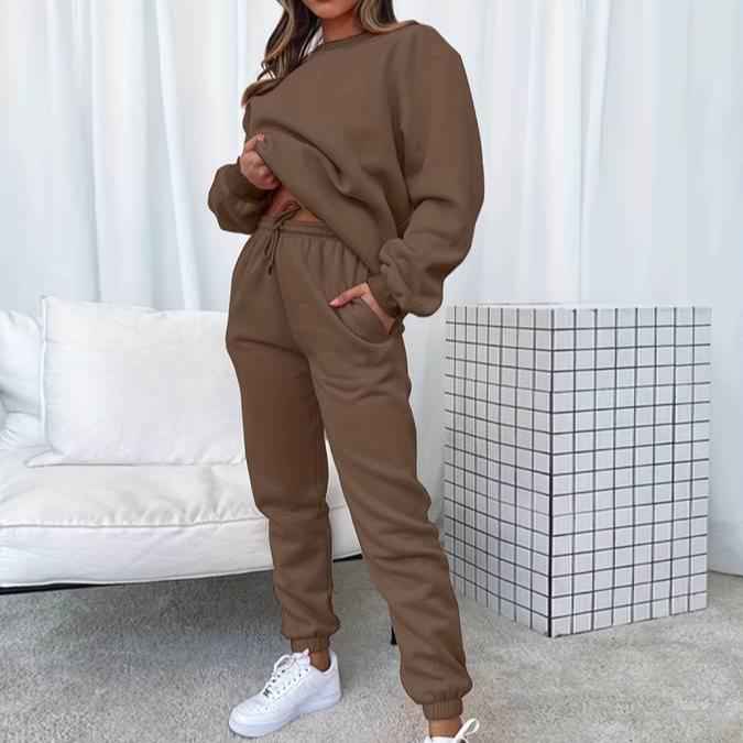 Jenna | Damen-Set aus Sweatshirt und Jogger
