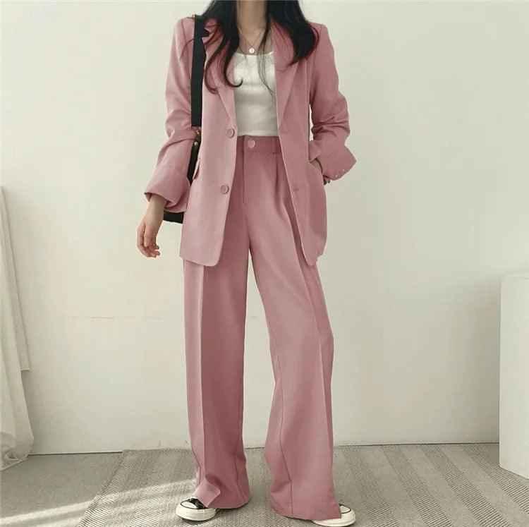 Hailey – Elegantes Damen-Damenkostüm mit langem Blazer