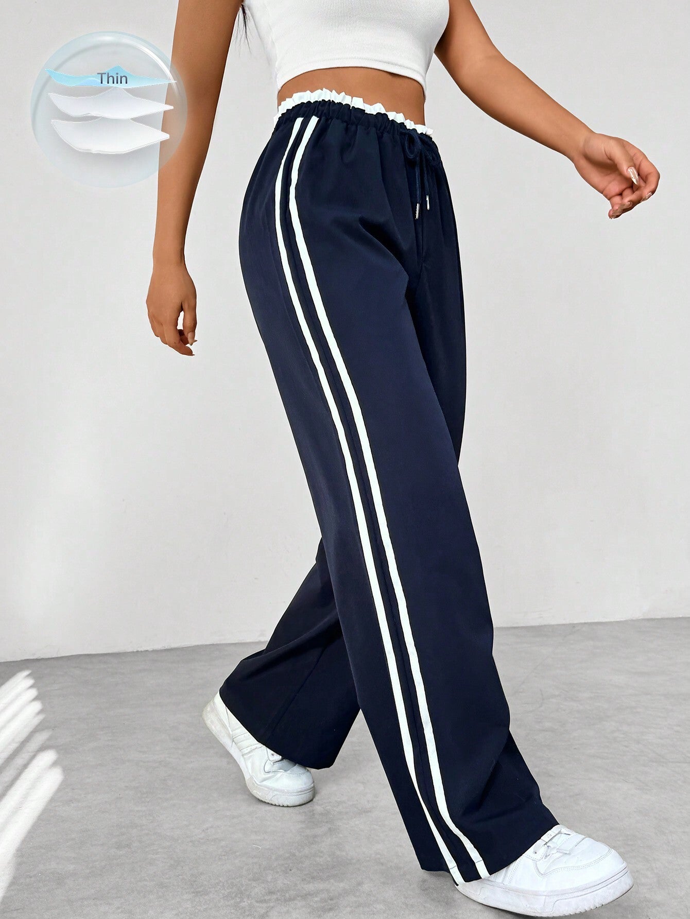 Ella | Modischer und bequemer weiter Sporthose für einen stilvollen Look