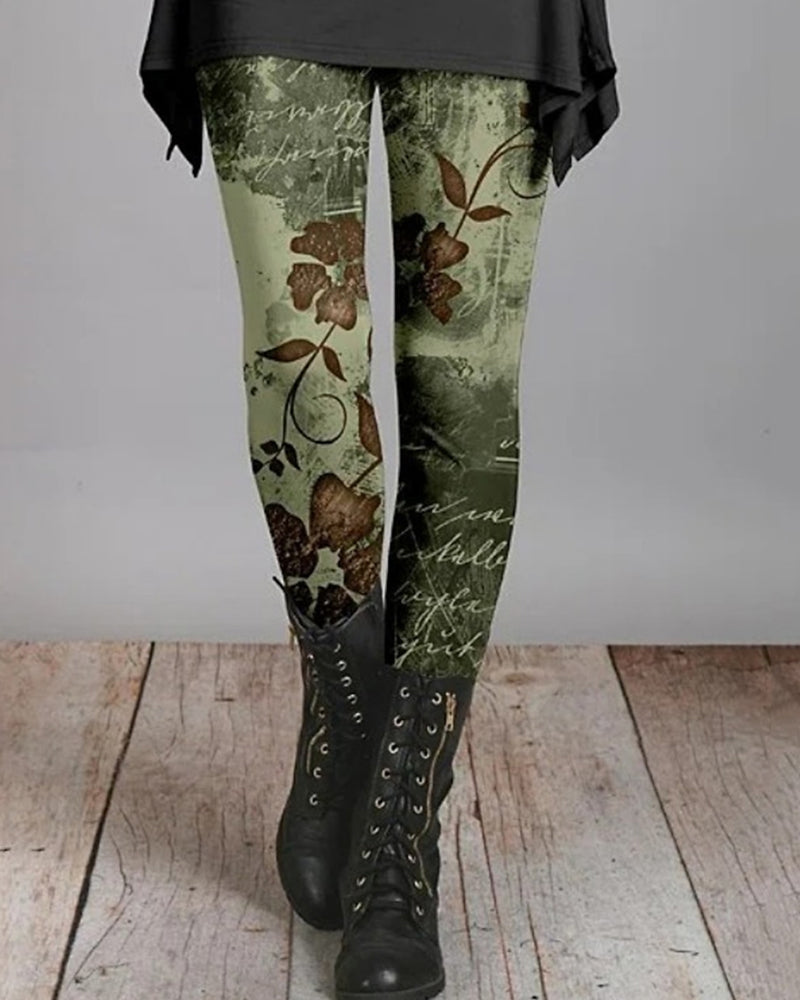 Erna | Stilvolle Retro-Leggings für Damen mit Ethno-Charme