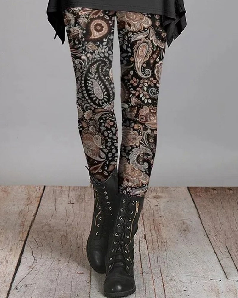Erna | Stilvolle Retro-Leggings für Damen mit Ethno-Charme