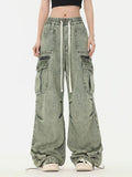 Esmée - Trendy cargo jeans med justerbar snor til stil og komfort