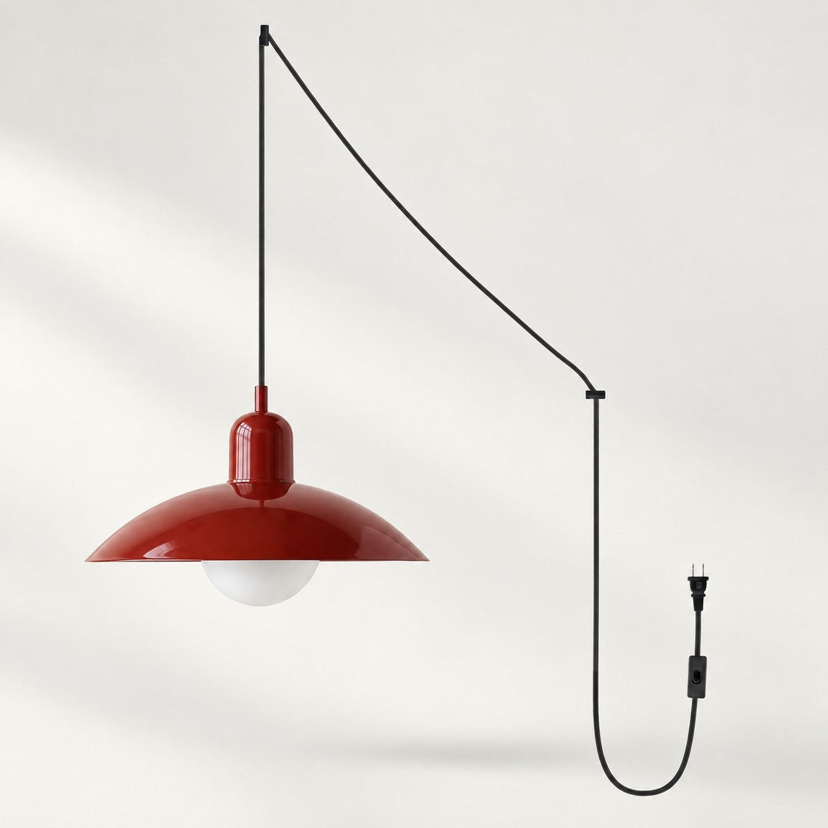 Mid Century Bauhaus Steckerpendelleuchte