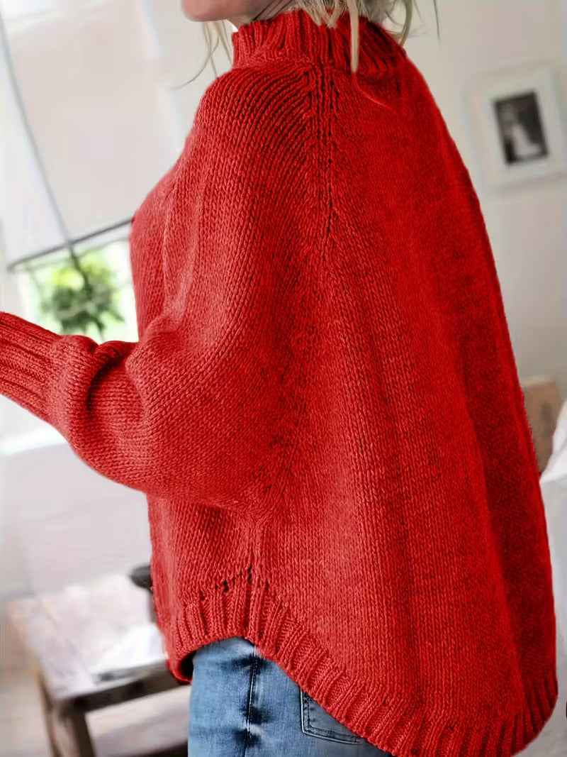 PAMELLA – Oversized-Kordelstrickpullover für einen bequemen und eleganten Stil