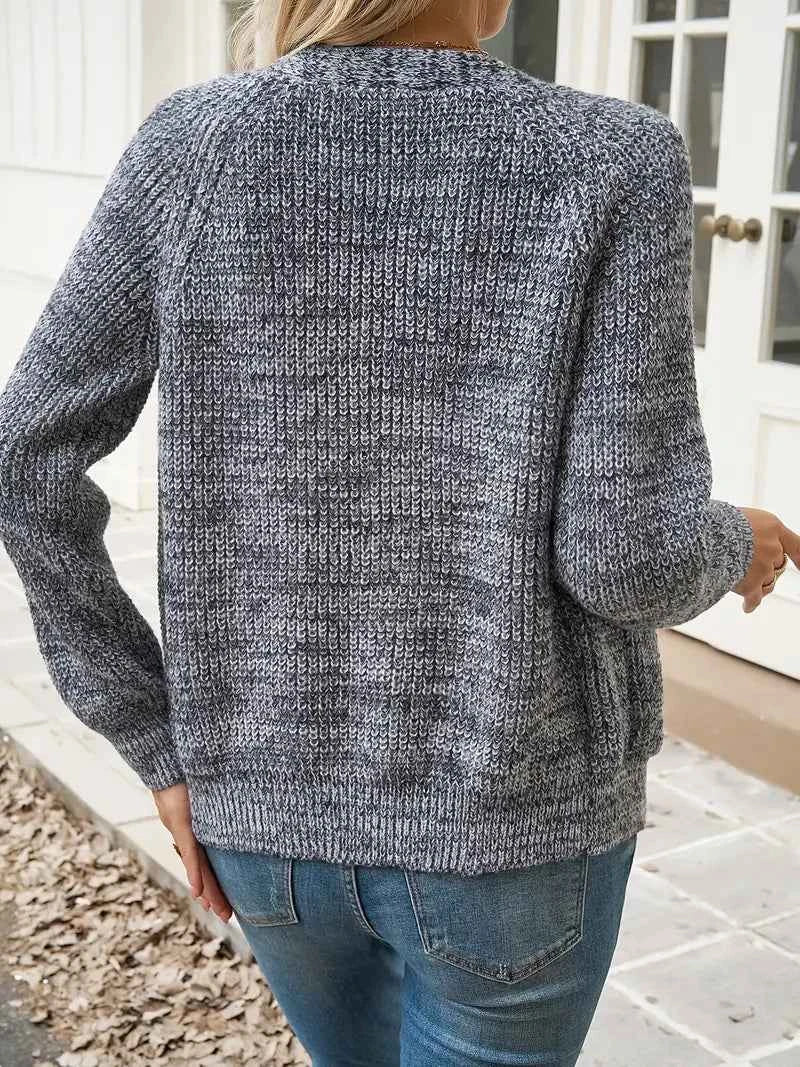 Schickes Damen-Polyester-Strickcardigan — elegant, gemütlich und vielseitig
