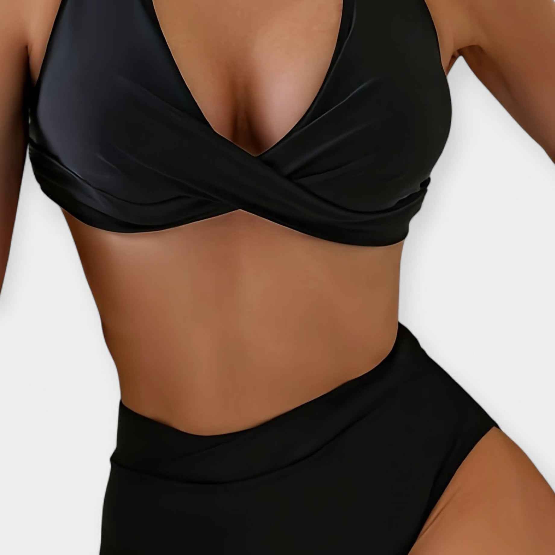 Moderner Monochrom-Bikini