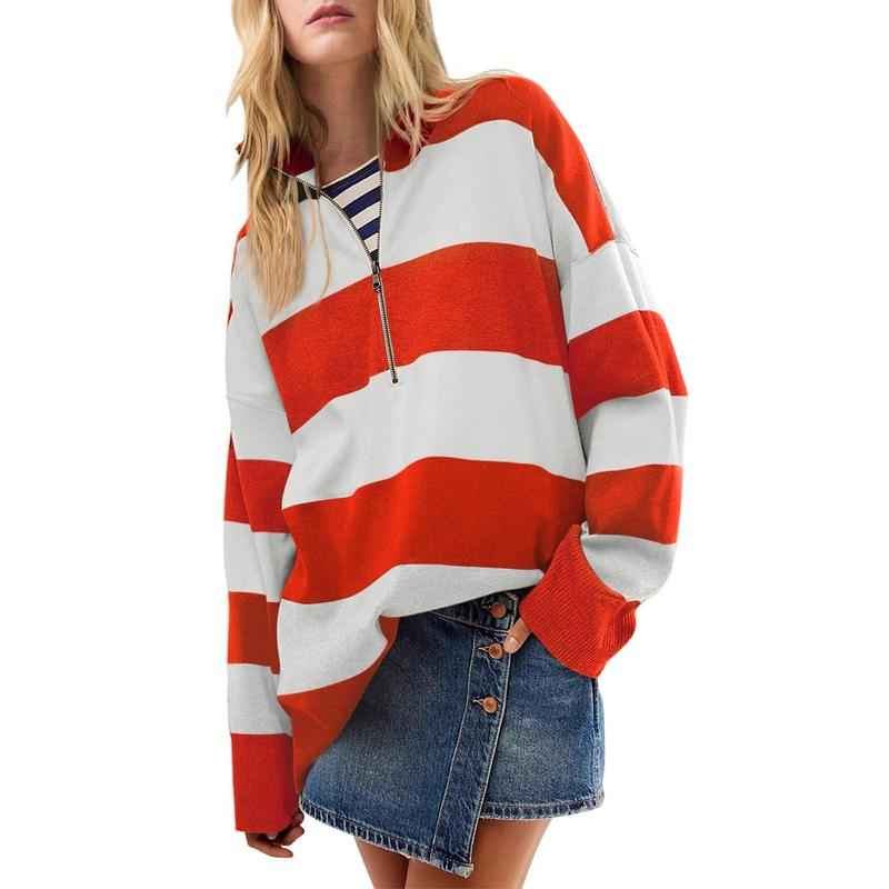 AUTUMN™ Gemütlicher Oversize-Rollkragenpullover mit Halb-Reißverschluss-Detail