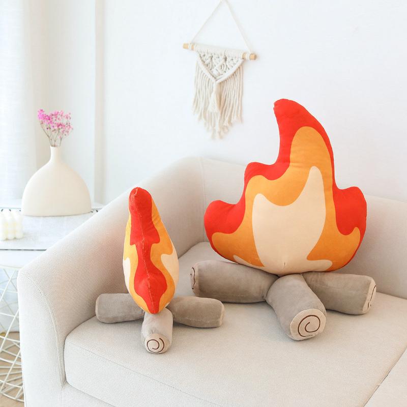 Mirox - Luxus Feuer Design Plüsch Dekokissen für Komfort und Stil