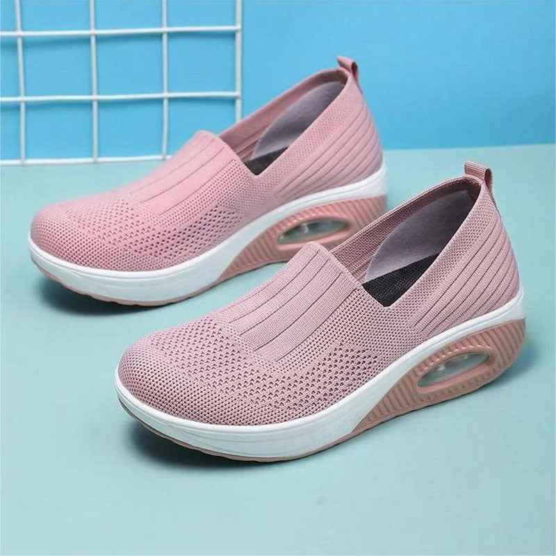 Damen atmungsaktive Slip-On-Sneaker für ganztägigen Komfort