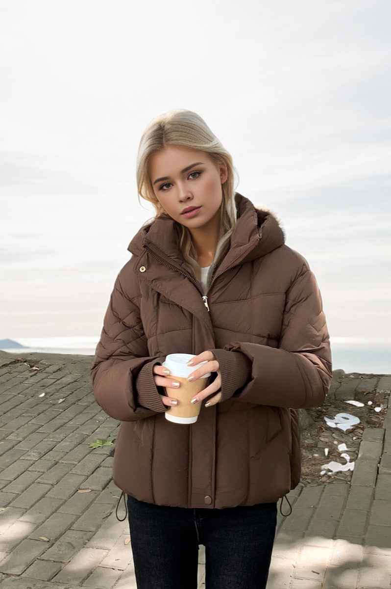 Damen kurze Steppjacke Light für stylische kalte Tage