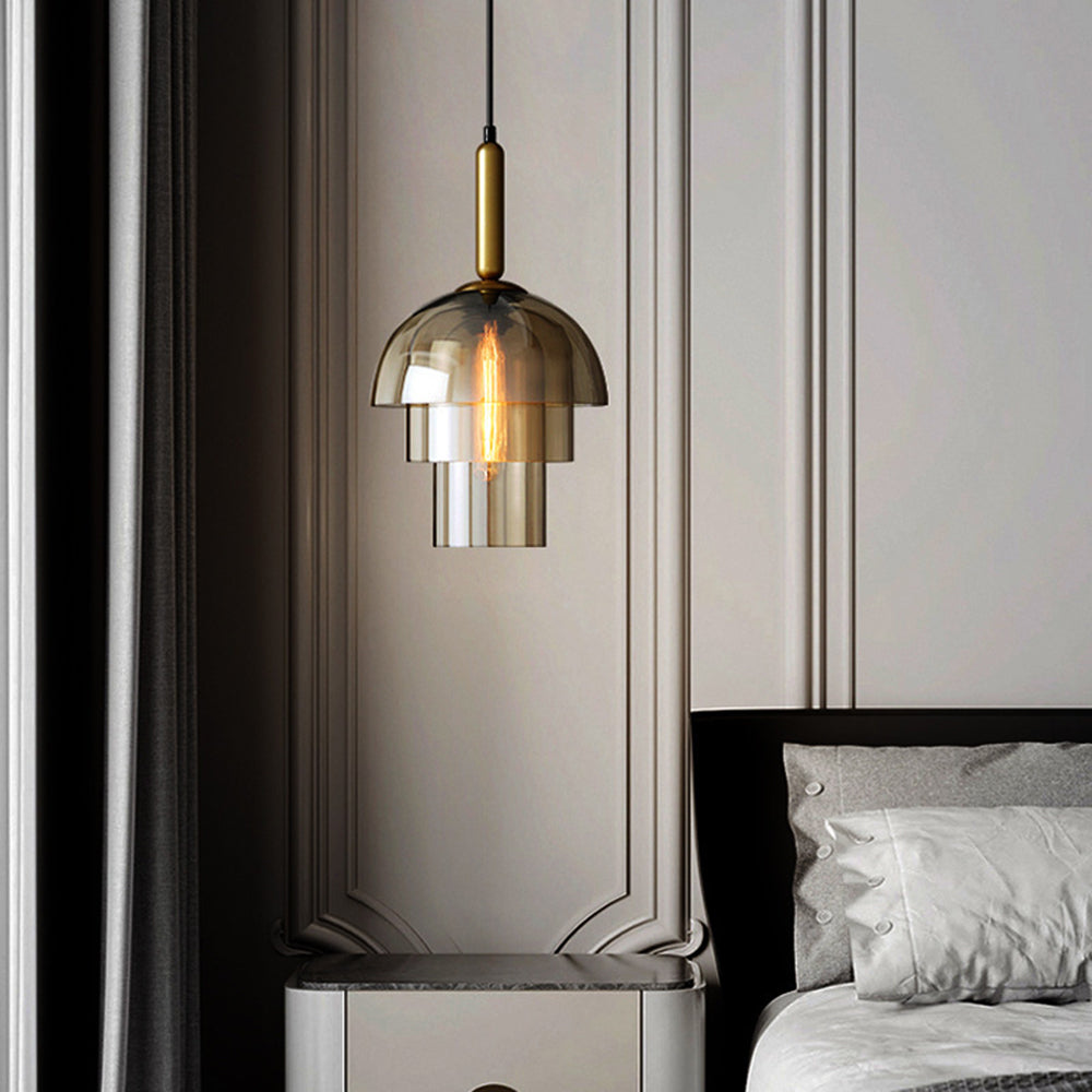 Doma - Moderne Pendelleuchte im Dome-Design mit Zeitgenössischer Beleuchtung und Verstellbarem Kabel
