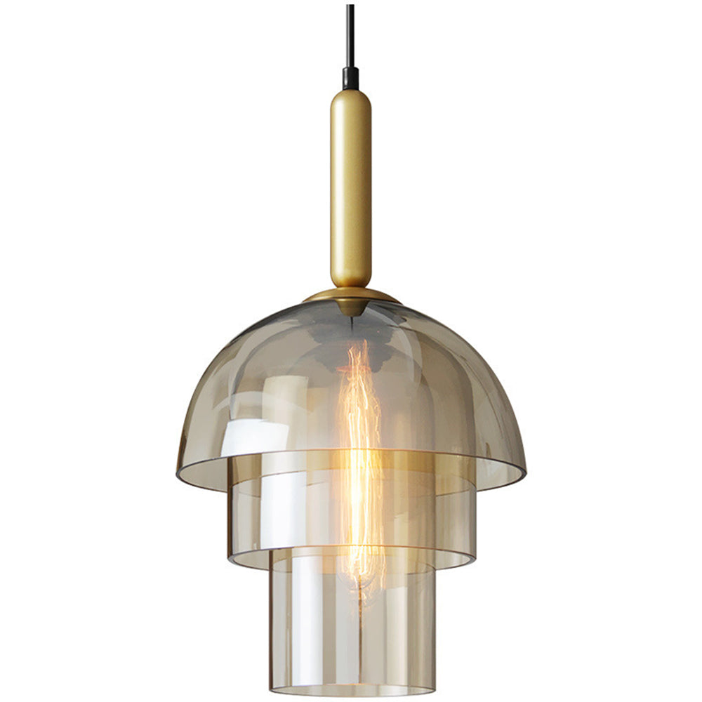 Doma - Moderne Pendelleuchte im Dome-Design mit Zeitgenössischer Beleuchtung und Verstellbarem Kabel