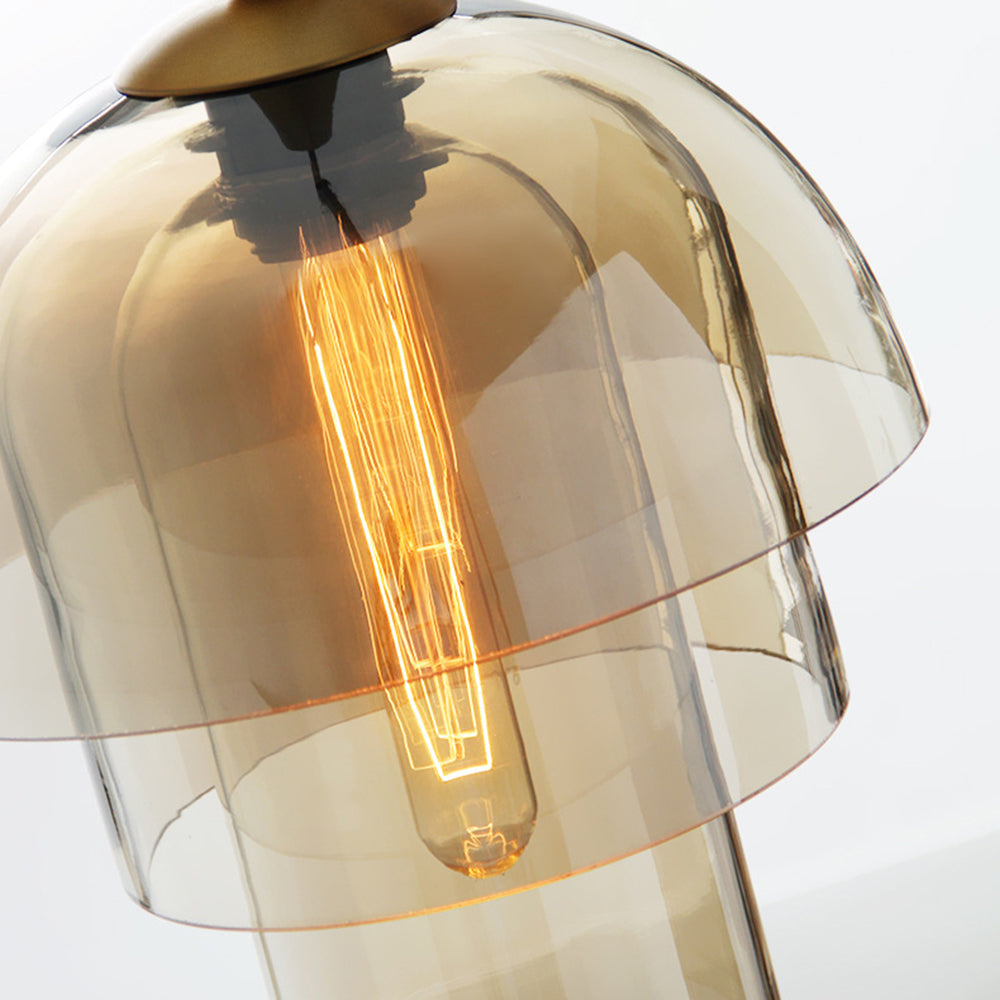 Doma - Moderne Pendelleuchte im Dome-Design mit Zeitgenössischer Beleuchtung und Verstellbarem Kabel