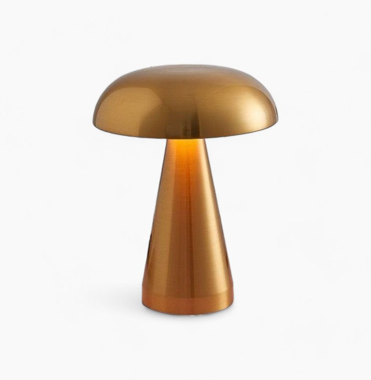 Moderne Tischlampe aus Metall mit USB-C-Ladeanschluss und dimmbaarer Lichtintensität
