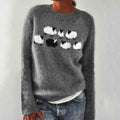 Maglione accogliente e carino con motivo pecora per il massimo comfort