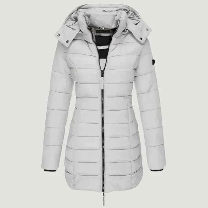 Noella Kuschelige Lange Winterjacke – Flauschige Wattierung für kaltes Wetter