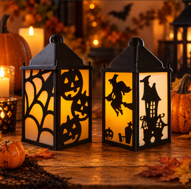 Halloween Laterne Teelichthalter – Schaurig-schöne Deko
