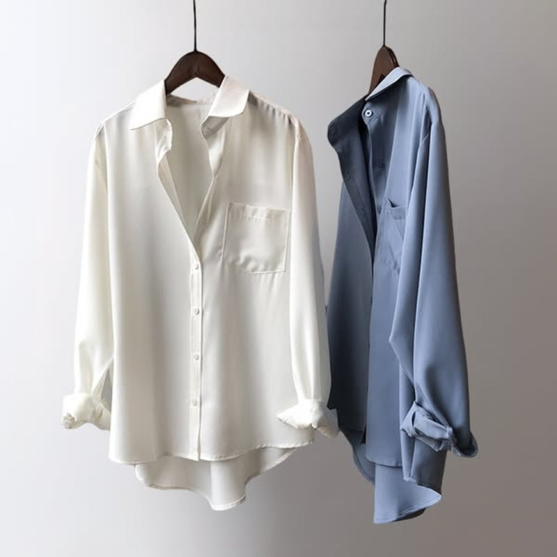 ELLIE - Zeitlose Eleganz in Seidenbluse