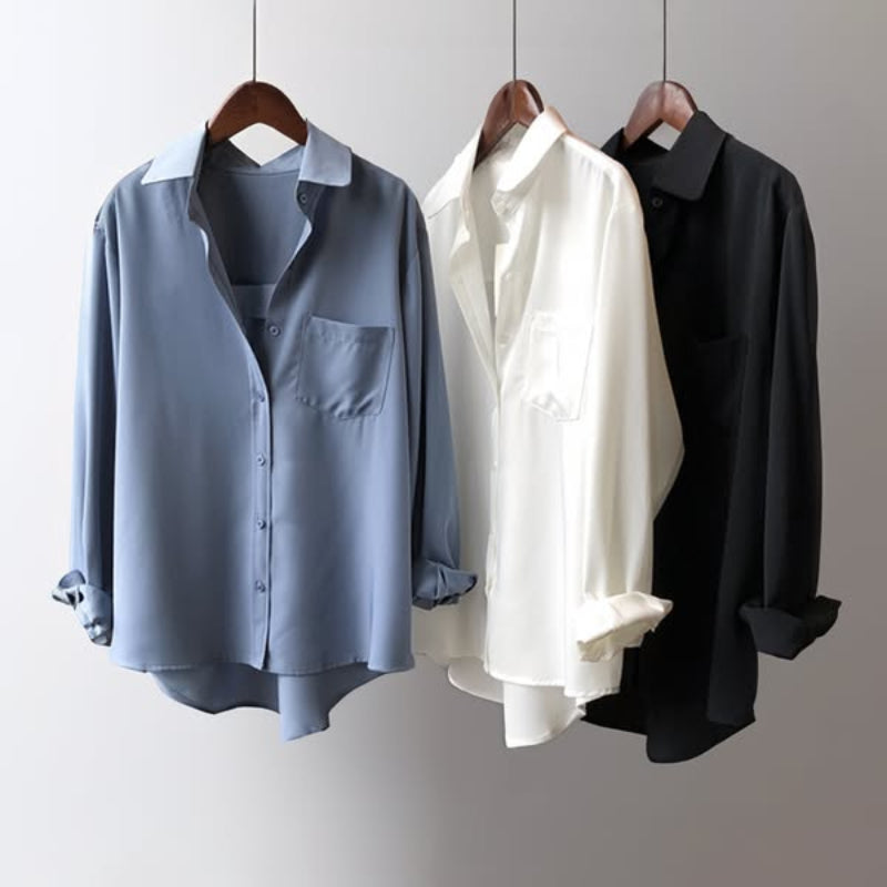 ELLIE - Zeitlose Eleganz in Seidenbluse