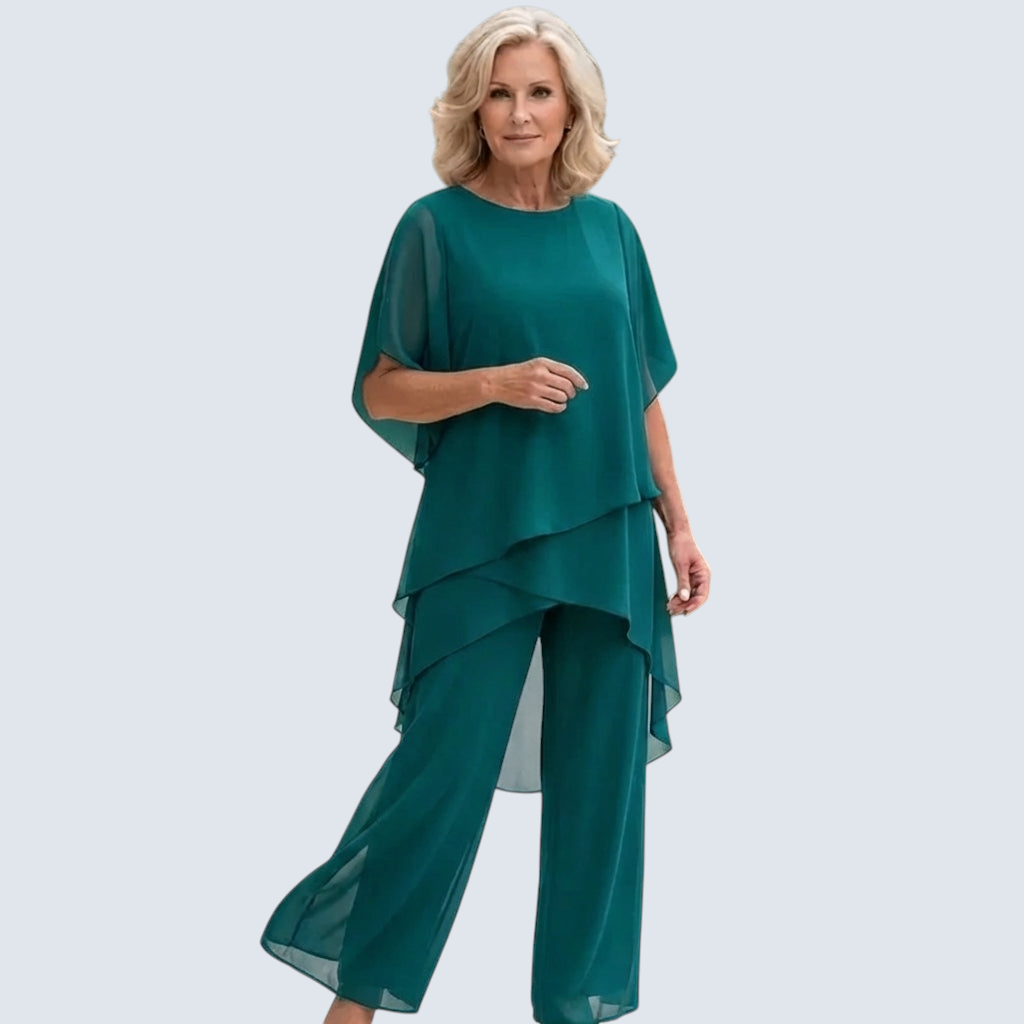 Damen Lagen-Set - Eleganter Zweiteiler mit weichem Fall