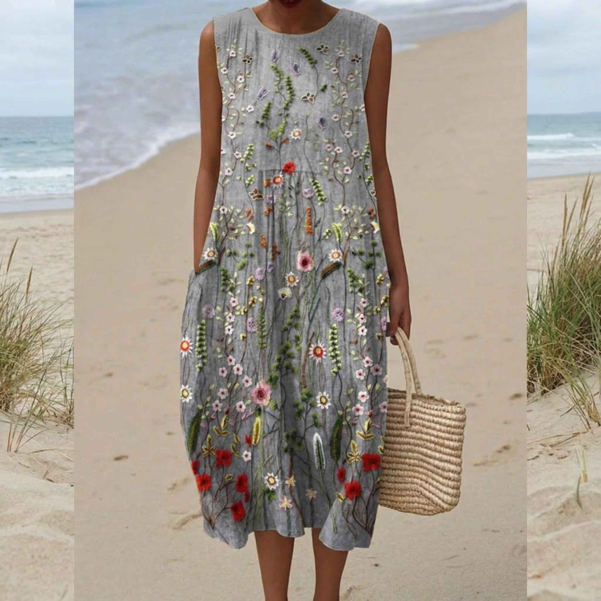 Cara | Bequemes Midikleid