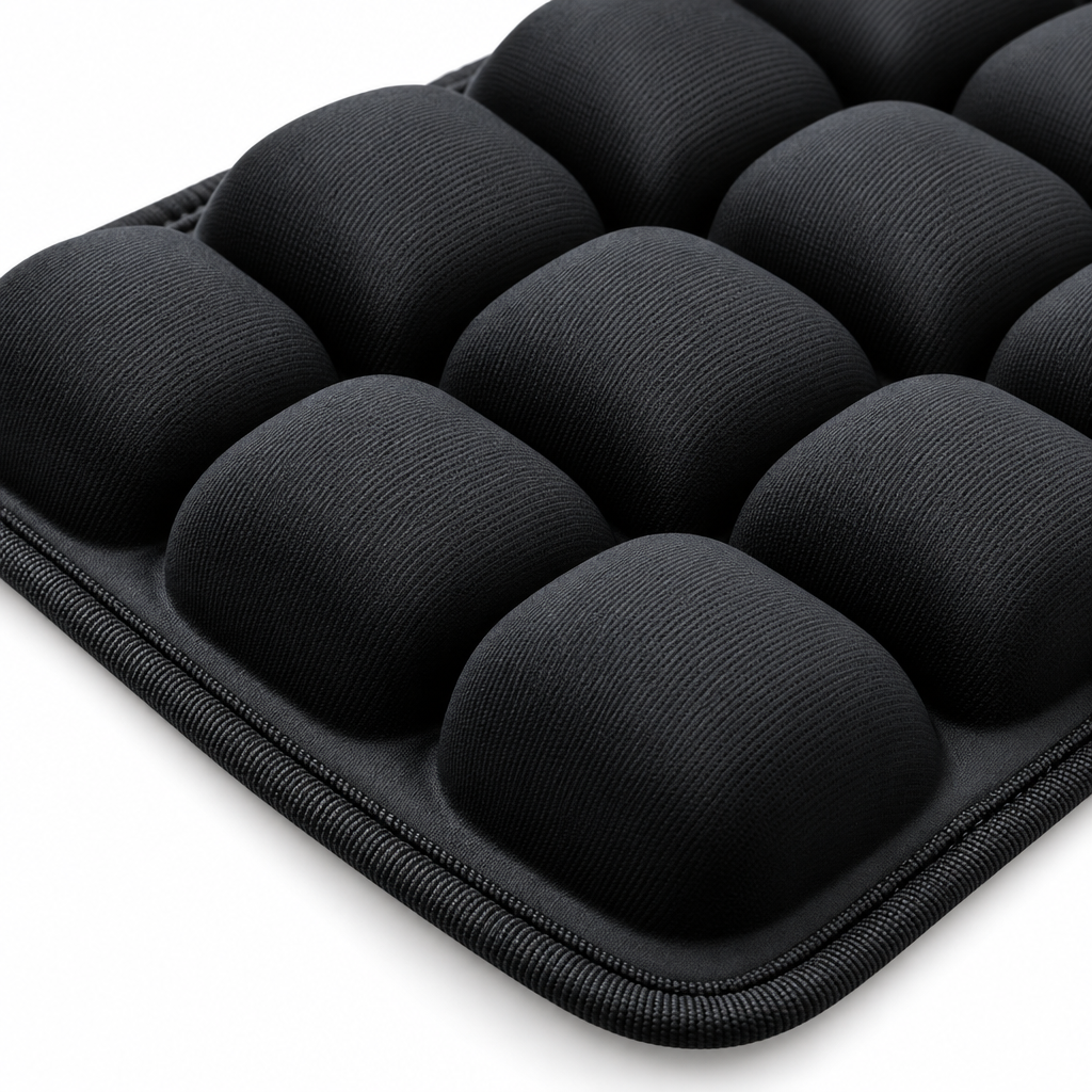 Aufblasbares Sitzkissen - Ergonomisches Luftkissen mit 36 Luftzellen