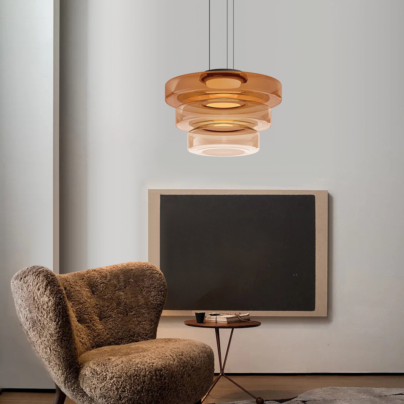 Clario - Moderne Glasaufhängungen mit verstellbaren LED-Lampen für zeitgenössisches Innendesign