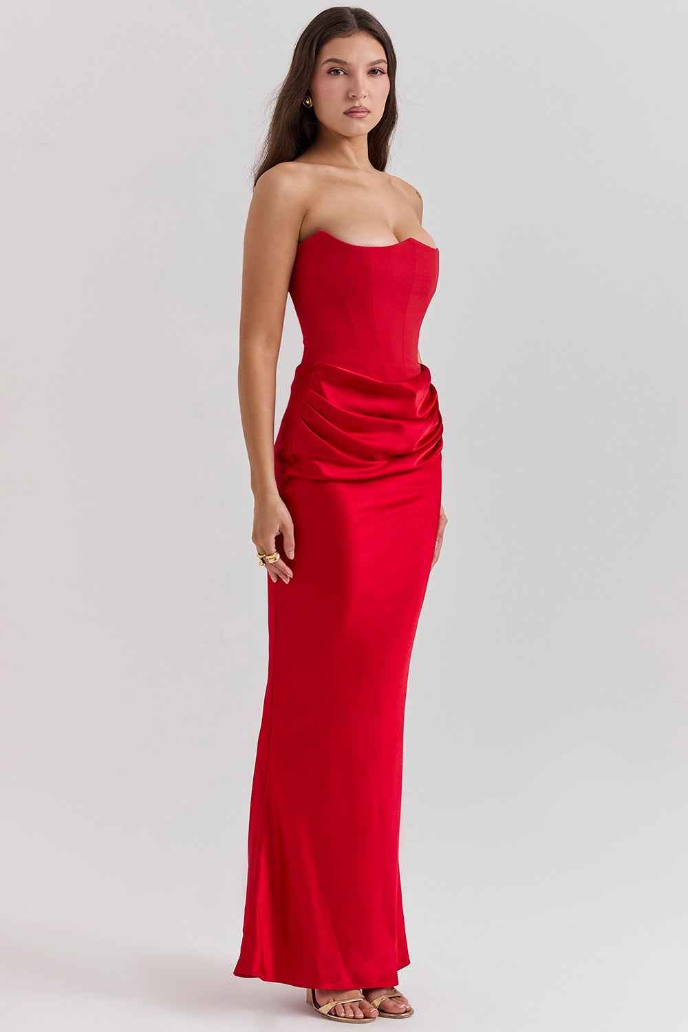 Anika Ein-Schulter-Kleid
