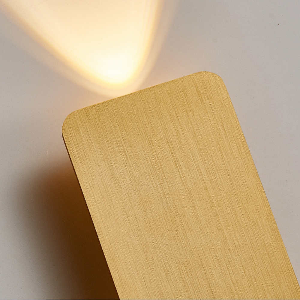 LED-Wandleuchte modern rechteckig Metall für wohnliches Licht