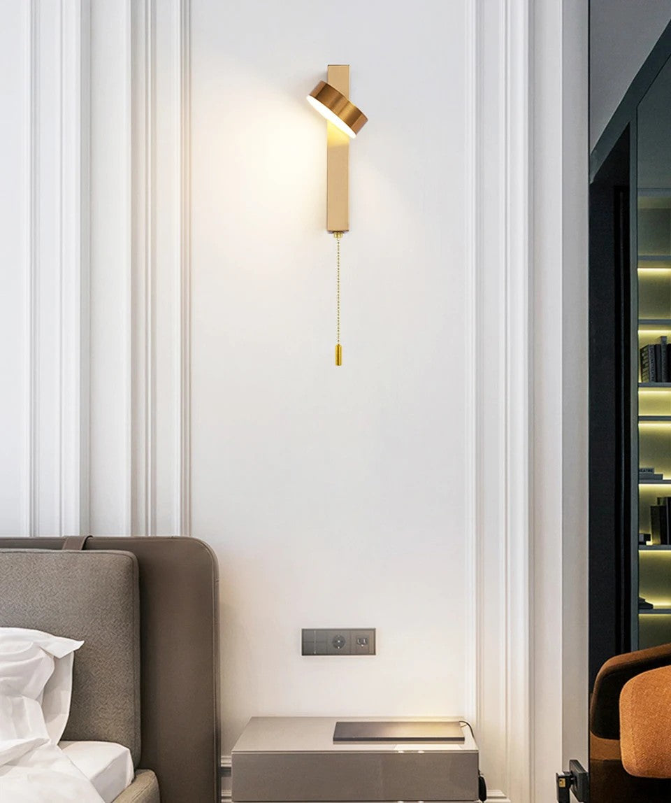 Elegante Wandleuchte mit 350° Drehung – Modernes 9W LED-Leuchtmittel für elegante Inneneinrichtung