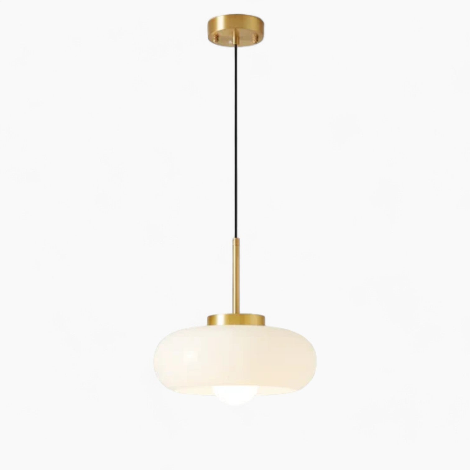 Orvalo - Elegante Glass- und Kupfersuspension | Moderner nordischer Stil mit E27-Fassung