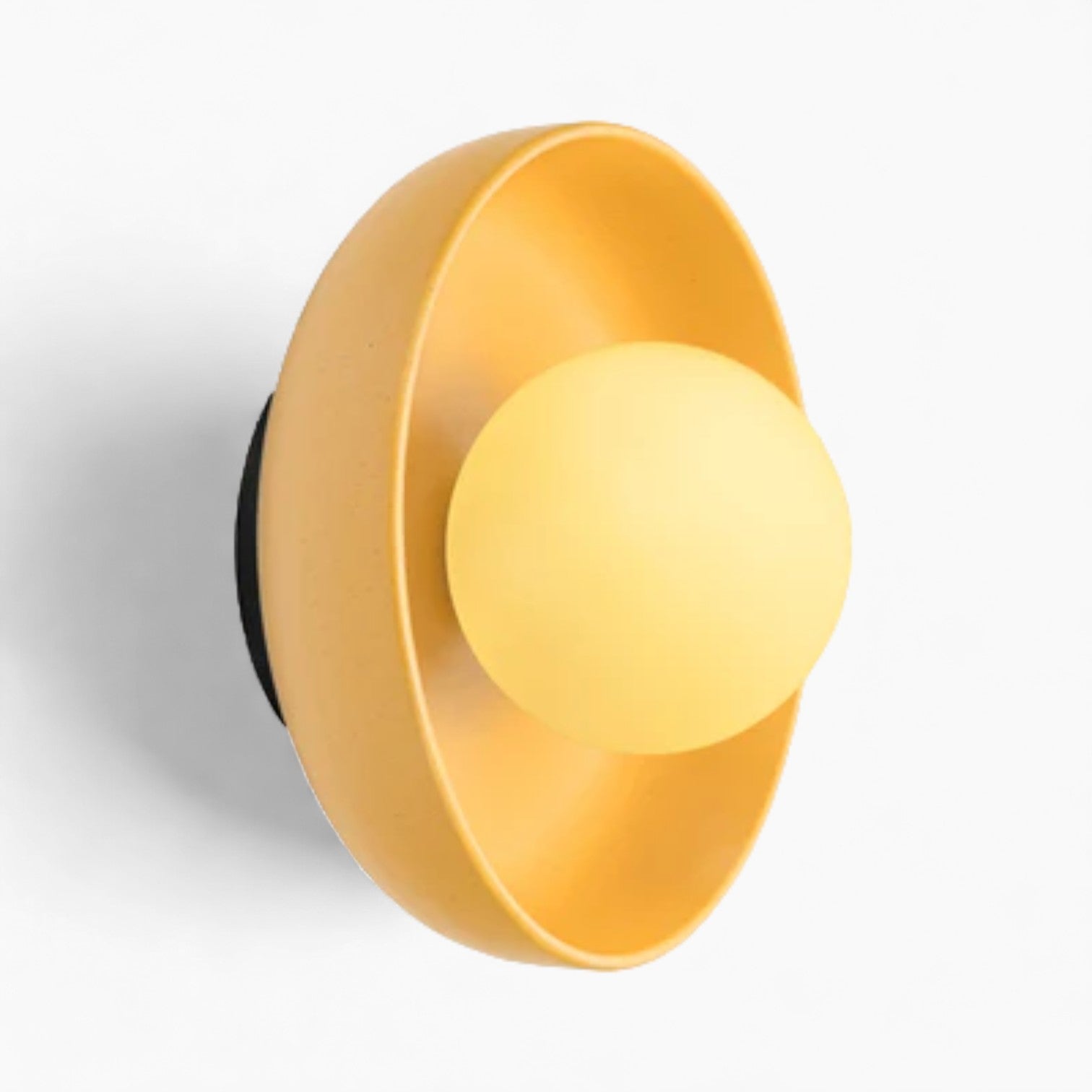 CeramiLux – Elegante runde Wandlampe aus glasierter Keramik für einen raffinierten Stil